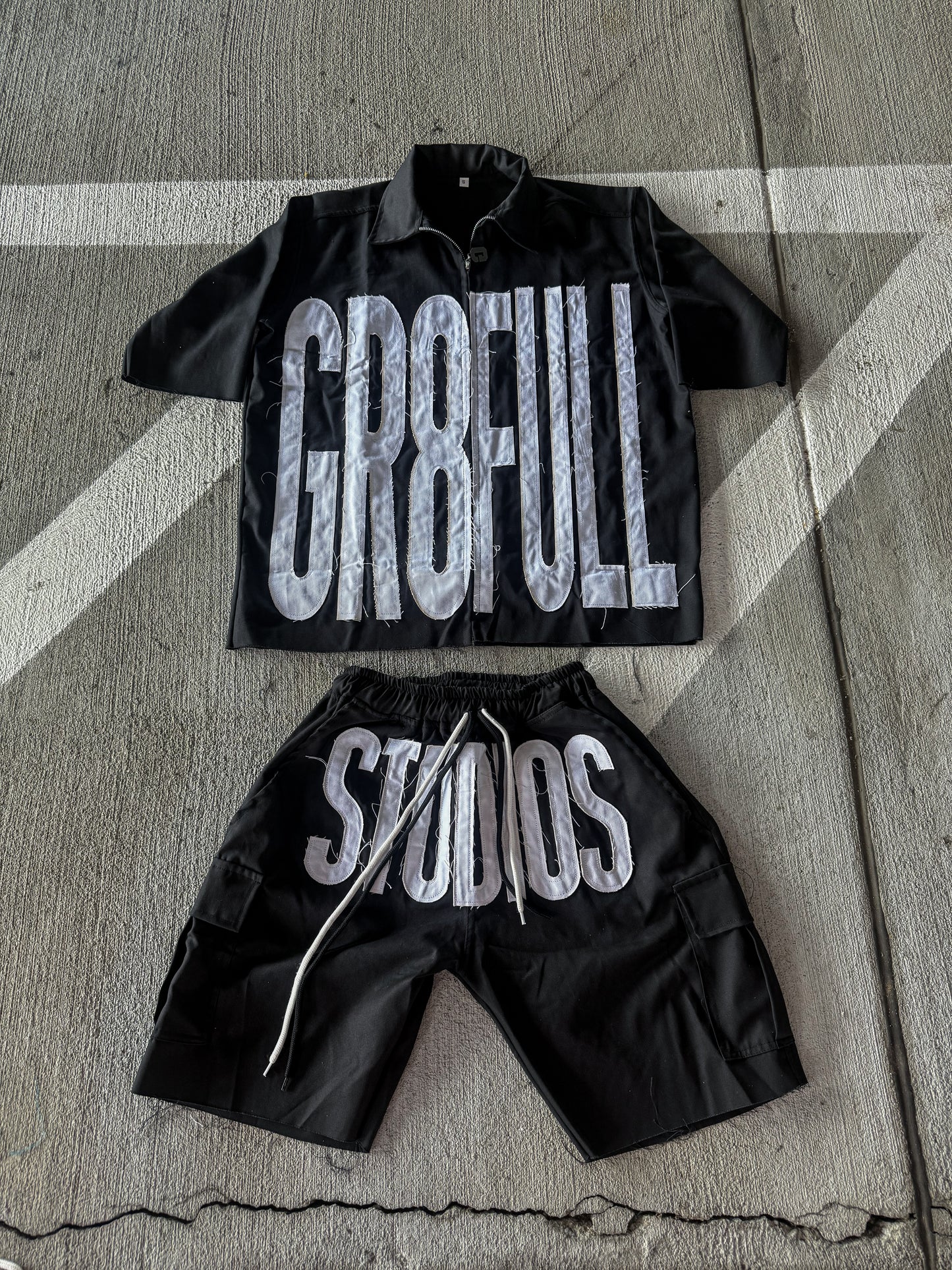 Black/White Dickie Set