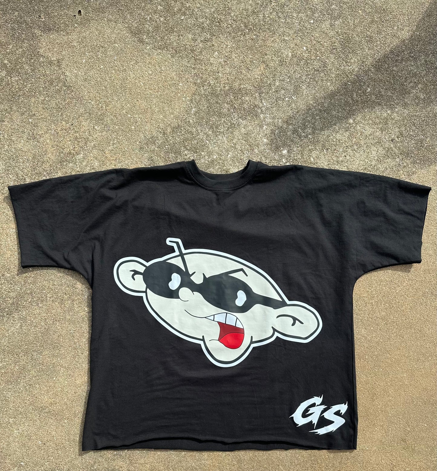 Black " UNO" Short Sleeve T-Shirt