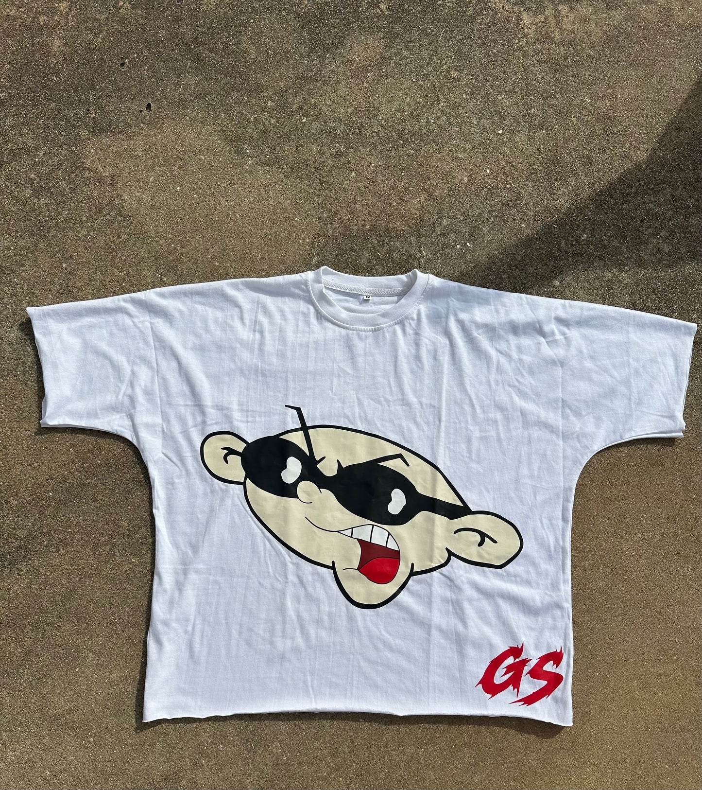 White "UNO" Short Sleeve T-Shirt