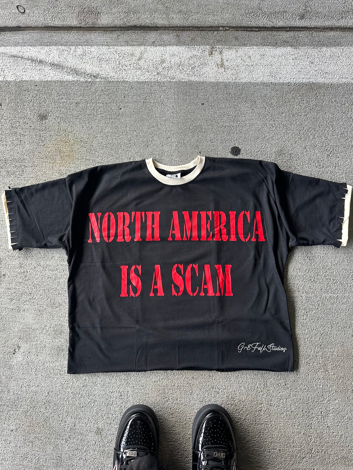 “NA IS A SCAM ” T-Shirt