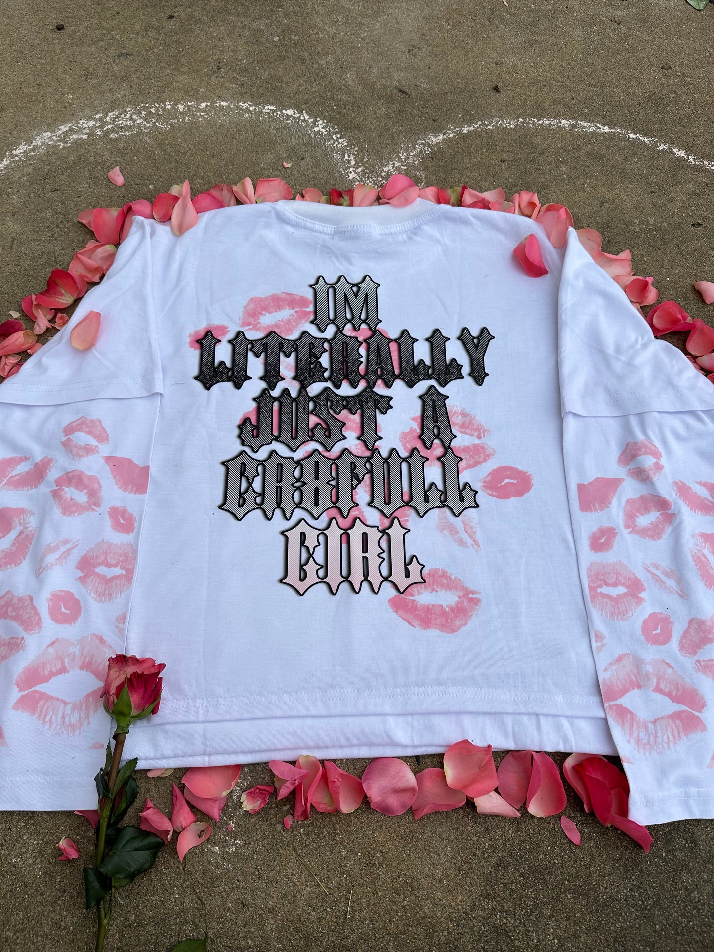 "JUST A GR8FULL GIRL" Long Sleeve Shirt