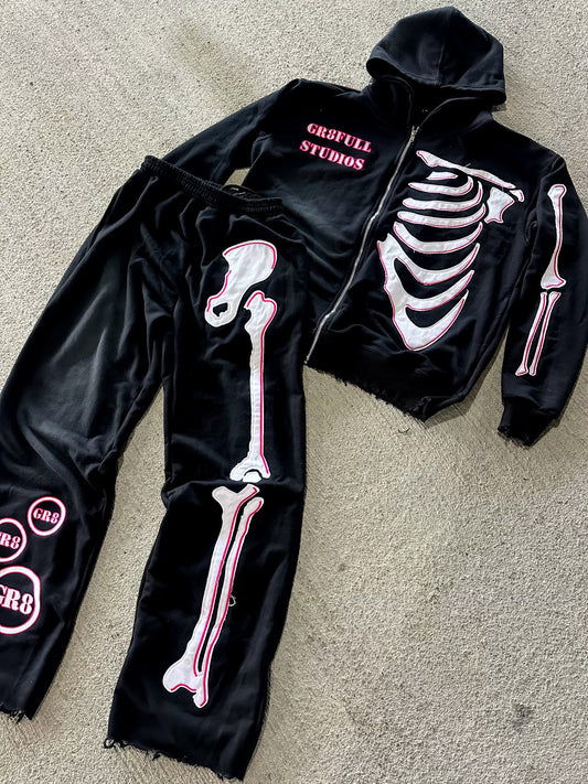 “GRAVEFULL” Pink Set